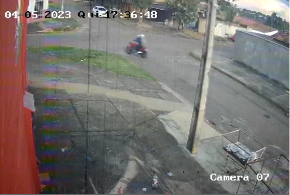 Câmeras filmaram a fuga dos atiradores do local do crime - Reprodução 