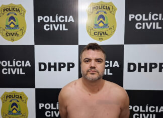 Polícia Civil prende suspeito de homicídio em galeria de Palmas após meses foragido Foto: Divulgação PCTO